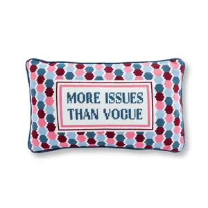 needle point pillow