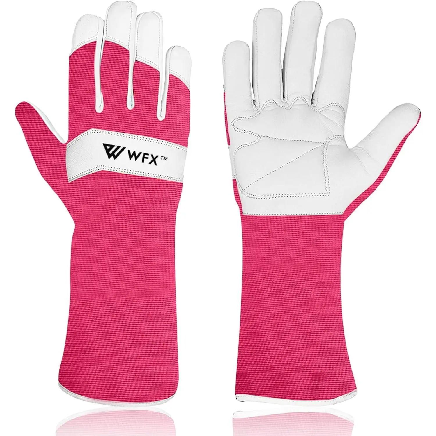 WFX Long Men Goatskin Gloves Forearm Work
