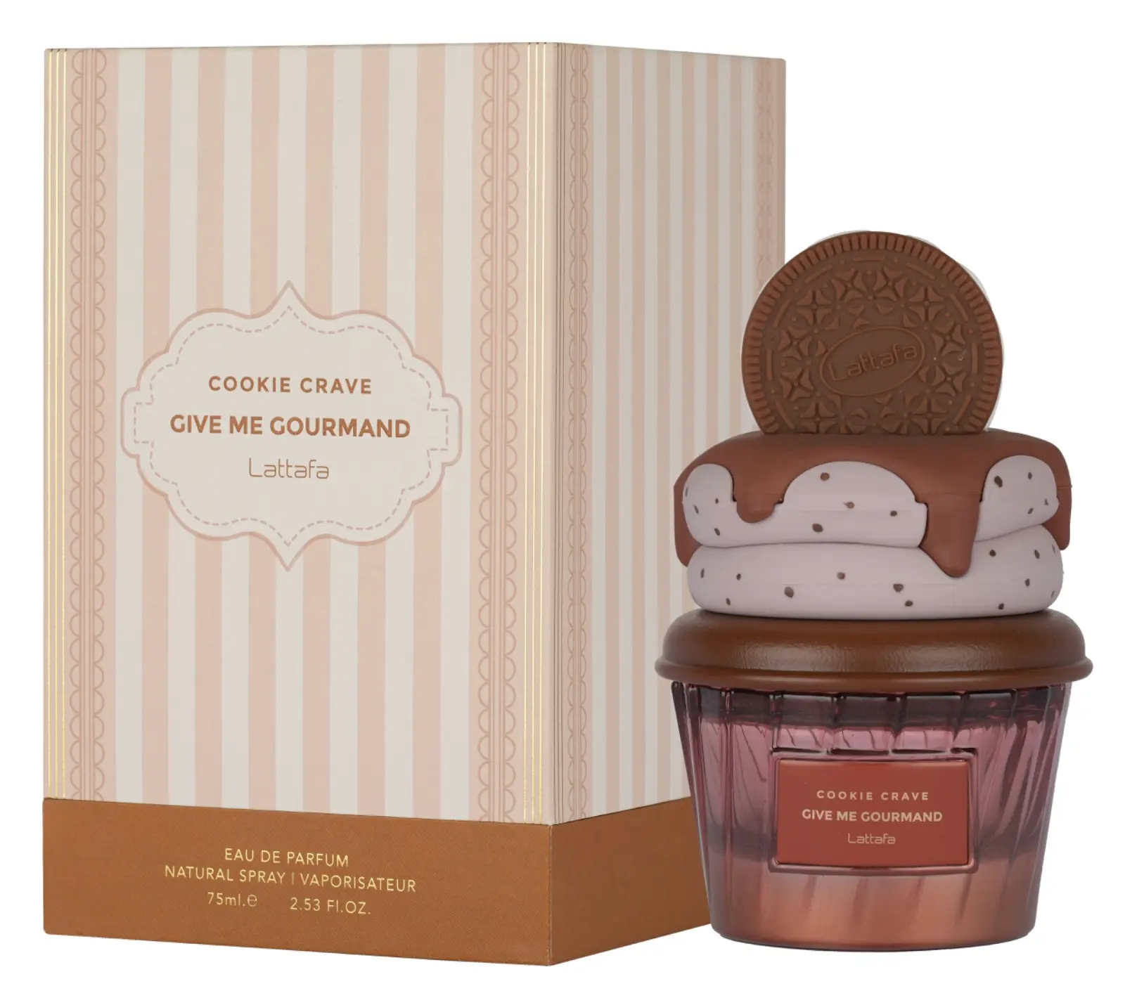 Lattafa Cookie Crave Give me Gourmand Collection EDP 75ml Spray