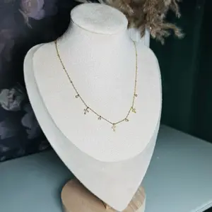 Gold Waterproof Cross Chain Necklace