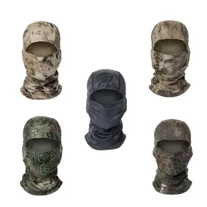 5-piece camouflage balaclava set - multifunctional face mask and neck gaiter, suitable for skiing, hunting, and outdoor activities, machine washable