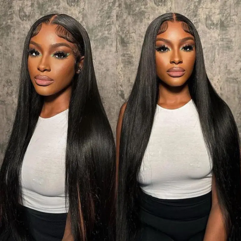 [Summer Musts] Wiggins Hair Ready And Go Glueless Wig Pre Cut Straight 7x5 Lace Closure Wig Human Hair Pre Bleached Pre Plucked 13x4 Lace Front Wigs Beginner Friendly #tiktokshopmemorialday