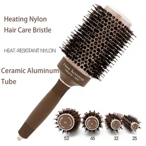 West Kiss Hair Roller Comb Roller Brush for Hair Blowing Styling, Curling tangling and Straightening, Hair Brushes for Women Haircare Brush Heatless