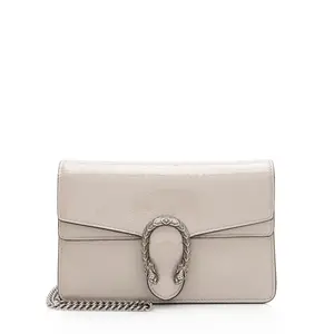 Pre-owned GUCCI Leather Clutches & Wristlets Crinkled Patent Dionysus Mini Shoulder Bag