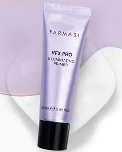 Farmasi VFX Pro Illuminating Primer - 25ml Gel Creme with Iridescent Pigments & Vitamin E for Radiant Skin Finish