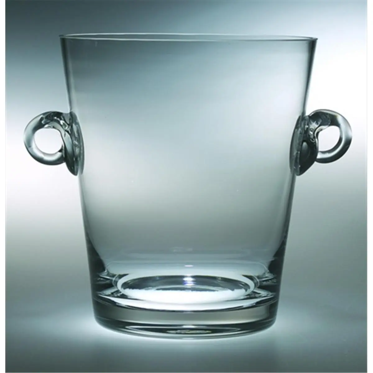 212 MAIN European Mouth-Blown Classic Glass Cooler Ice Bucket - 9.25 in High-Quality, Gift-Ready Bar Utensil