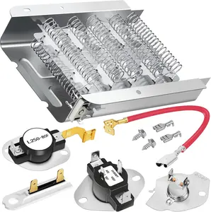 NED4655EW1, NED4600YQ1, NED4655EW0, NED4700YQ1, NED4705EW0, NED4800VQ1, NED5200TQ0, NED5240TQ0 are heating elements suitable for Amana dryers (model 279838).