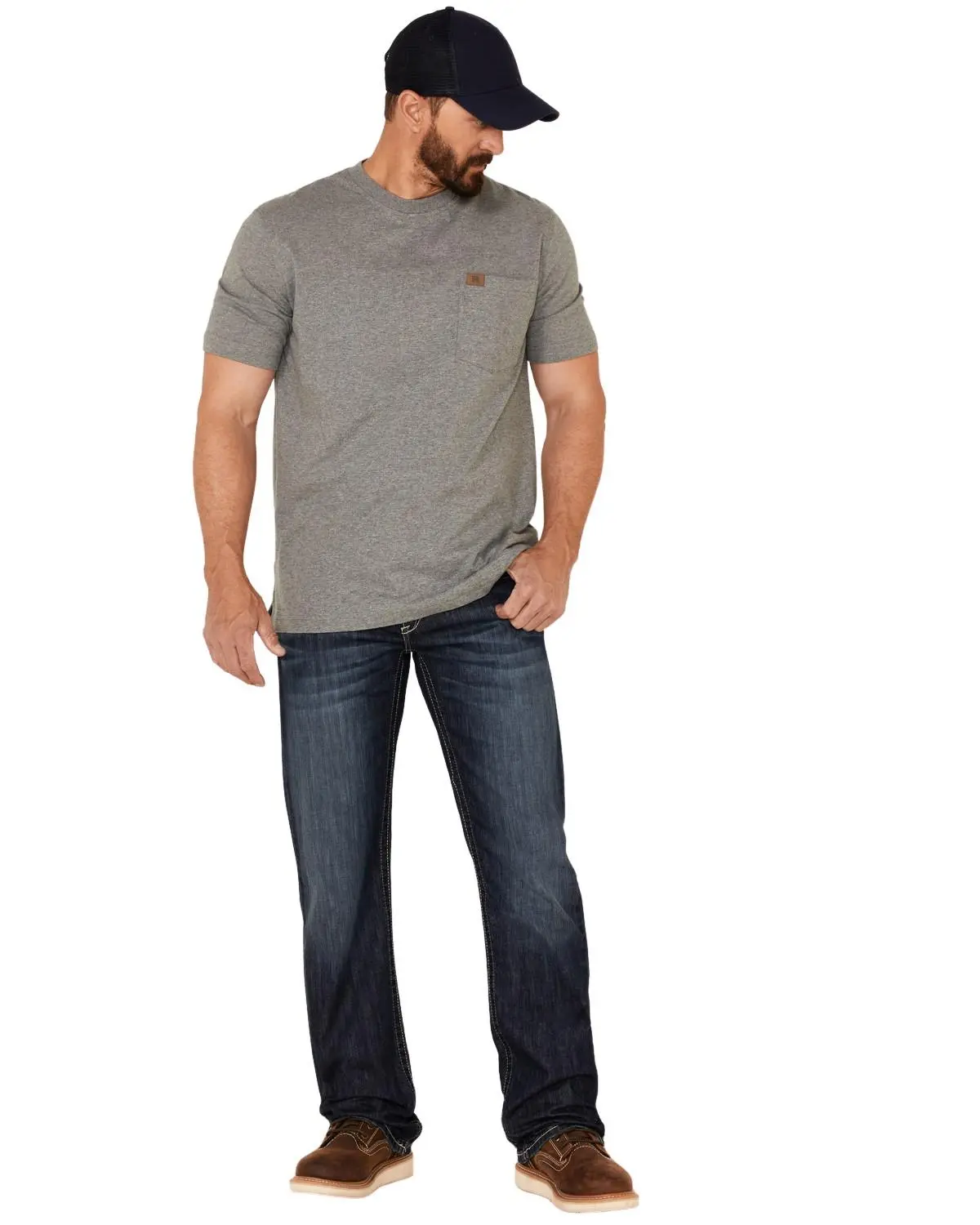 Ariat Men's Fr M5 Billings Duralight Stretch Coltrane Straight Leg Work Jeans - 10036687