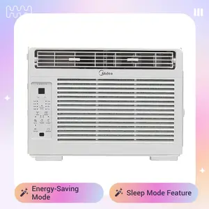Midea 5000 BTU Window Air Conditioner AC Unit with Remote, Like New Programmable Timer, Quiet Energy Saving Compact Window AC for Bedroom Office 150 Sq Ft Small Room Cooling White MAW05R1WBL-T Summer Heatwave Comfort US LA Warehouse Fast Shipping