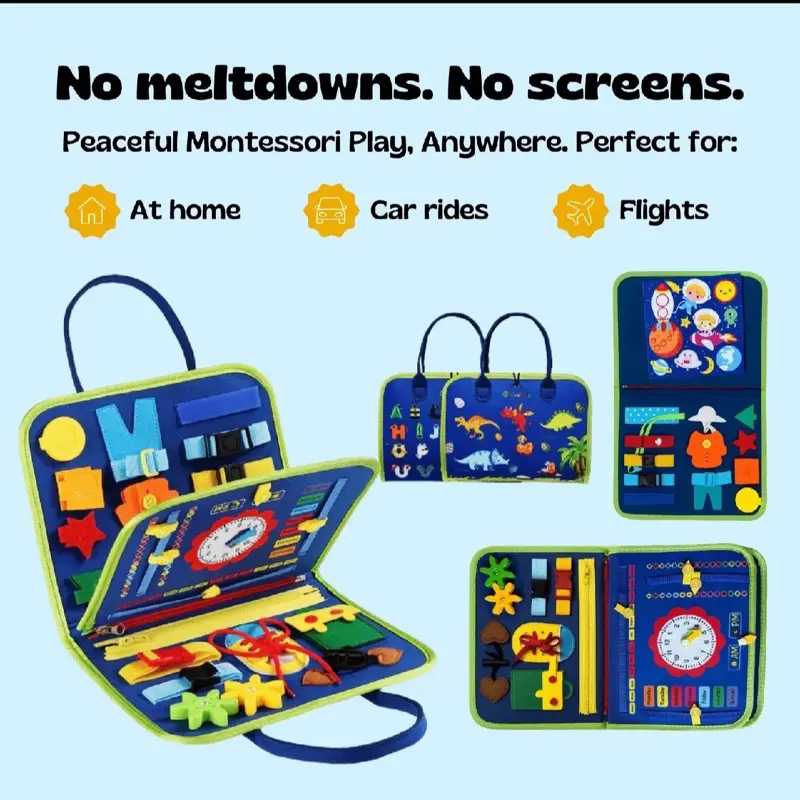 Brainibee Montessori Busy Board Brainibee Montessori Busy Board