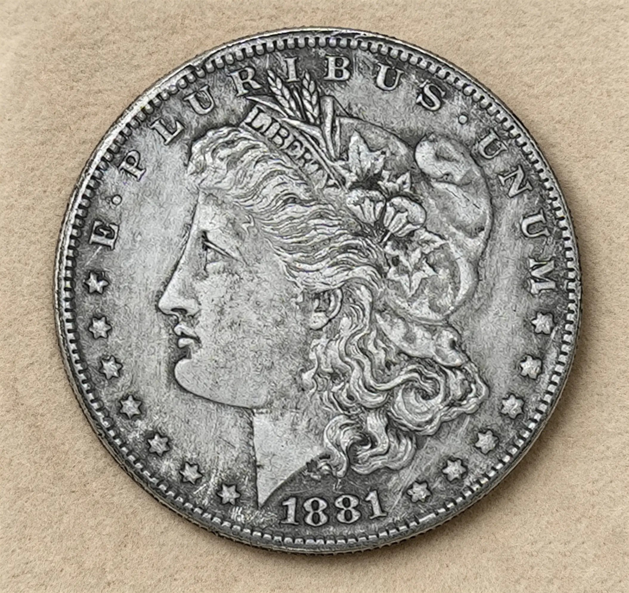 Rare US Vintage Raw Silver Coin 1881-S to 1888-S San Francisco Morgan Silver Dollar