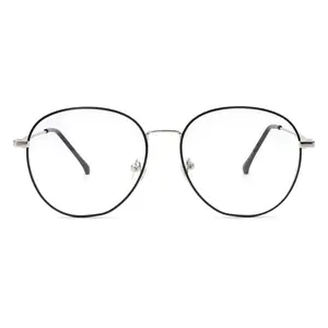 Classic Round Clear Lens Glasses Frame Unisex Circle Eyeglasses HBJ2015-C3
