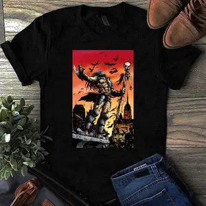 Predator Comic Concrete Jungle Yautja New York Hunt Alien Prey Dark Horse Bad Blood Honor Code Hunters T-Shirt