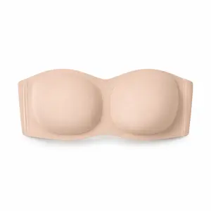 Half-cup seamless non-slip bra, gathers and collects side breast, prevents sagging, wireless, strapless bra