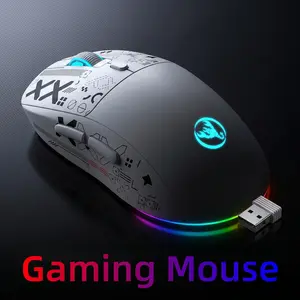Wireless Mouse RGB Rechargeable BT Mice Wireless Computer Mause RGB Backlit Ergonomic Gaming Mouse for Laptop PC