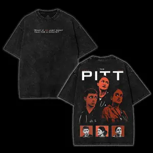 The Pitt Medical Drama T-Shirt, Hospital Series Aesthetic, Dark Realistic TV Show Tee, Graphic Tee, Movie Lover