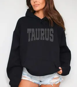 All 12 Zodiac College Hoodie – Arched Letter Astrology Graphic Piece for Men and Women Featuring Full Horoscope Line with Twelve Star Sign Choices in a Clean Minimal Style for Everyday Outfits.