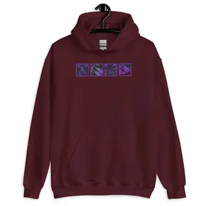 League of Legends Kaisa Embroidered Hoodie | Arcane Anime Style Sweatshirt