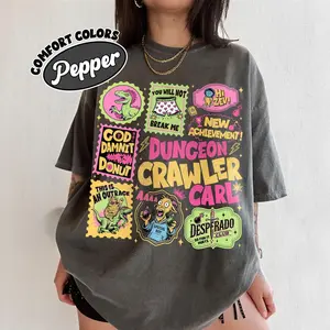Dungeon Crawler Carl Stamp Comfort Colors Shirt, God Damnit Princess Donut Tshirt, I’m Yelling Carl, You Will Not Break Me, SciFi Book Lover