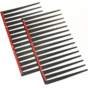 One Pair of Eyelashes for Car, Universal Fit for All Cars, Black Plastic with 3M Tape, Car Sticker, Car Exterior Accessories