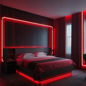 USB Powered Neon Light Strip, LED Neon Light Strip, Decorative Neon Sign for Home Party Decoration, Neon Light Strip for Home Decor, Neon Accent Lights