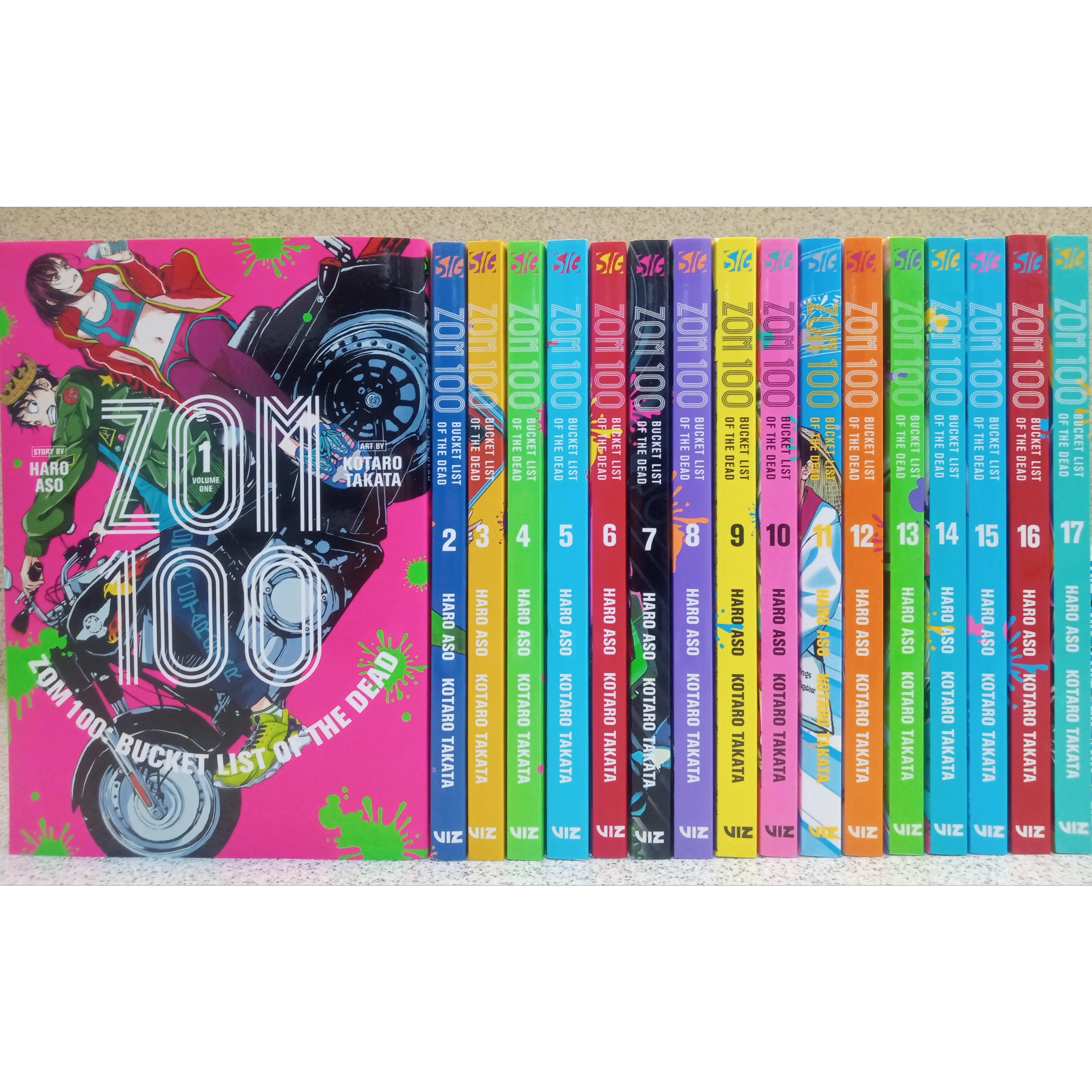Zom 100: Bucket List of the Dead Complete Manga Set Vol. 1-18