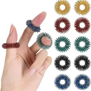 10pcs, Sensory Toys to Relieve Restlessness, Restlessness Rings, Anxiety-Relieving Restlessness Rings, Stress-Relieving Rings, Massagers for ADHD and Autism, Silent Stress-Reducing Rings, Stress Relief Fidgeting