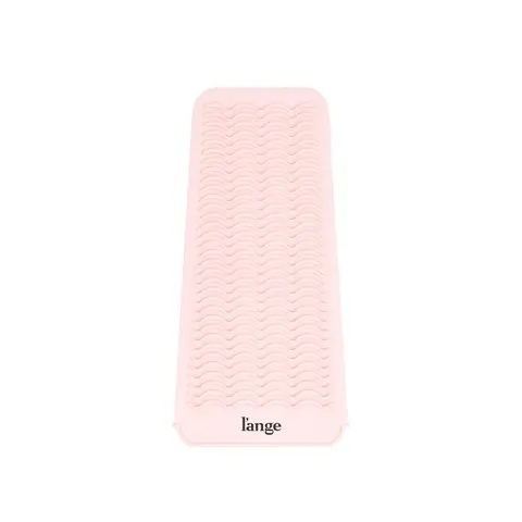 L'ANGE HAIR Silicone Heat-Resistant Haircare Mat - Adult Curling & Hot Tool Accessory (4.5in x 11.4in x 5.7in), Home/Travel Selfcare Item, Protects Countertop, Doubles as Storage Pouch for Flat Irons