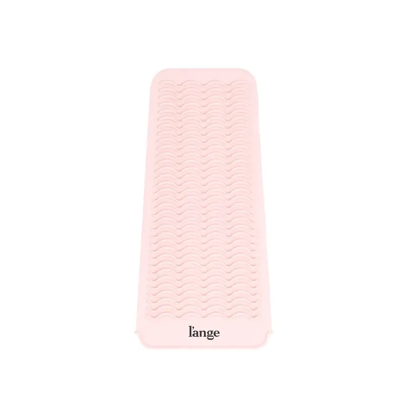 L'ANGE HAIR Silicone Heat-Resistant Haircare Mat - Adult Curling & Hot Tool Accessory (4.5in x 11.4in x 5.7in), Home/Travel Selfcare Item, Protects Countertop, Doubles as Storage Pouch for Flat Irons
