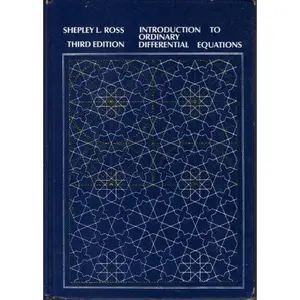 USED Book - Introduction to Ordinary Differential Equations by Shepley L. Ross (Hardcover) - english