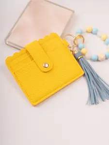 Fashionable Tassel Decor Keychain, Cute Key Wallet with Tassel, Trendy All-match & Exquisite Keychain for Birthday Gift