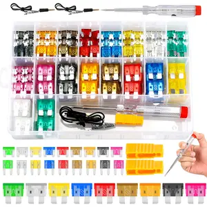 Fuse Assortment Kit,306Count Car Boat Truck SUV Auto Automotive Assorted Replacement Blade Fuses Standard & Mini & Low Profile Mini-2A 5A 7.5A 10A 15A 20A 25A 30A 35A with Fuse Puller Circuit Tester