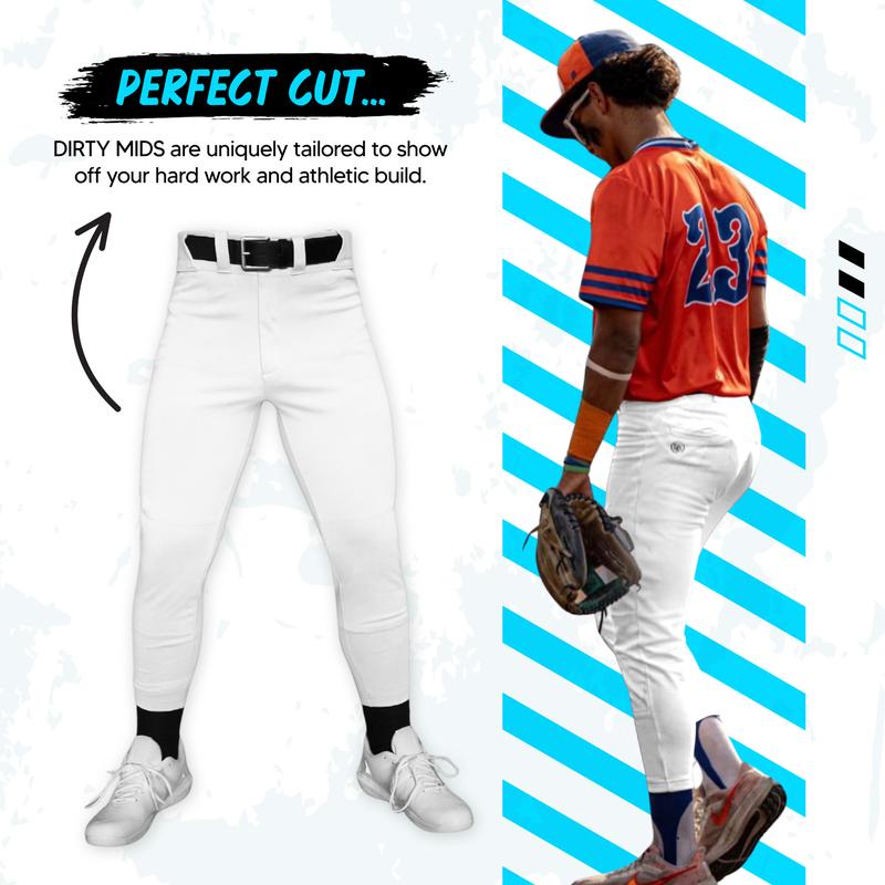 DIRTY MIDS - Piped Baseball Pants – Piped Collection