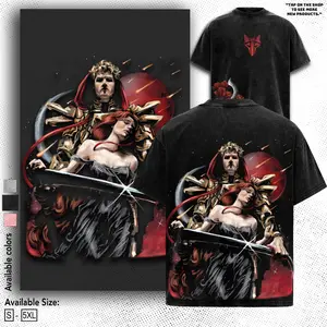 Red Rising- The Reaper of Mars Oversize Lightweight Cotton Washed TShirt, Rise for Mars Design Clothes, Dystopian Sci-Fi Fan Apparel, red rising merch