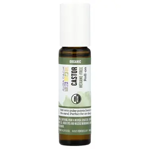 Aura Cacia Roll-On, Castor, 0.31 fl oz (9.2 ml)