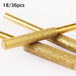 Chain saw sharpening tool with burrs, replacement Abrasive stone, suitable for gasoline/electric chain saws