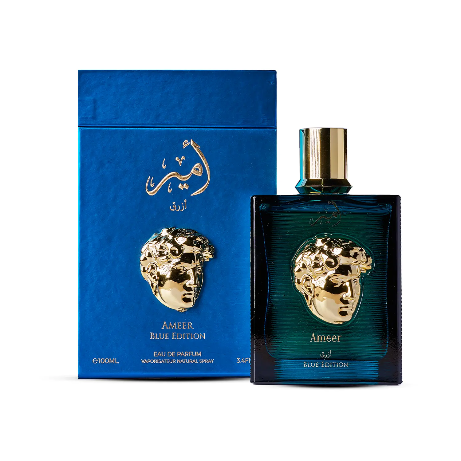 Men’s Perfume Ameer Blue Edition – Eau de Parfum – 100 ml – Woody, Aromatic & Aquatic Fragrance – Modern and Elegant Style