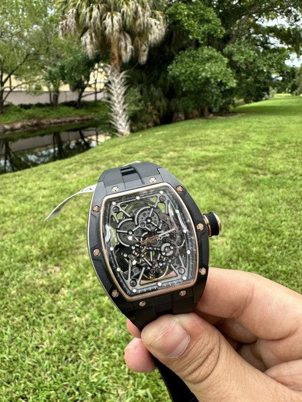 Invicta S1 Rally Automatic Men's Watch Model 49016 Rose Gold-Tone Skeleton Dial Black Silicone Strap Water Resistant Sport-Luxury Design