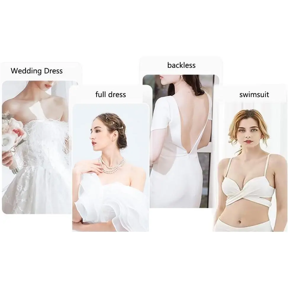 2pcs Sticky Bra Backless Strapless Push Up Adhesive Invisible Lift Up Bras  3D Cup Mango Shaped Design for Bridal & Wedding Dresses - TikTok Shop