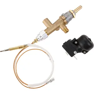 Replacement Repair Parts for Propane Gas Patio Heater Thermocouple Sensor Dump Switch Safety Control Kit Main Control Valve with Pilot Port Kit