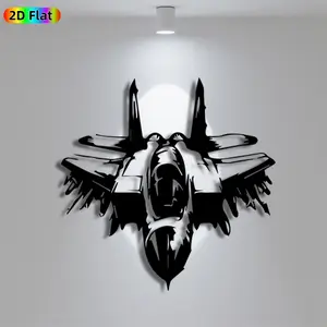 1pc Avant-Garde Jet Fighter Metal Wall Art, Avant-Garde Jet Fighter Statue Mural, Iron Craft, Perfect for Garage, Workshop, Patio Wall Decor, Artistic Metalwork, Silhouette Wall Decor, Halloween Decor, Ideal Gift for Trend Seekers