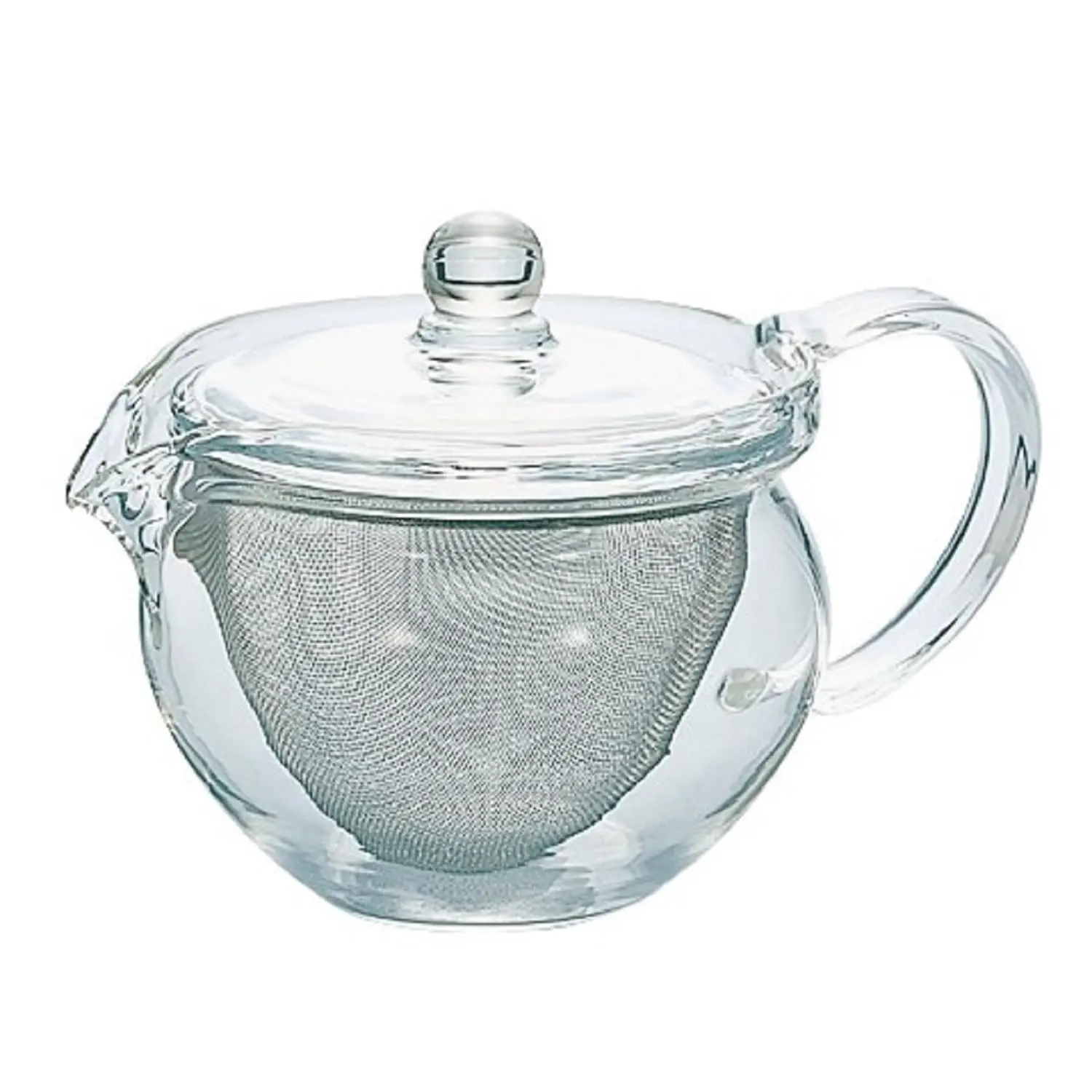Hario Cha Cha Kyusu"Maru" Tea Pot, 300Ml, Clear