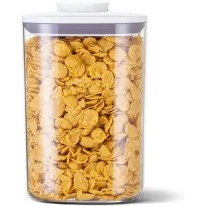 3Lbs Airtight Small Grips Cereal Container Rice Dispenser Cat/Dog Food Container (D1005-Z1)