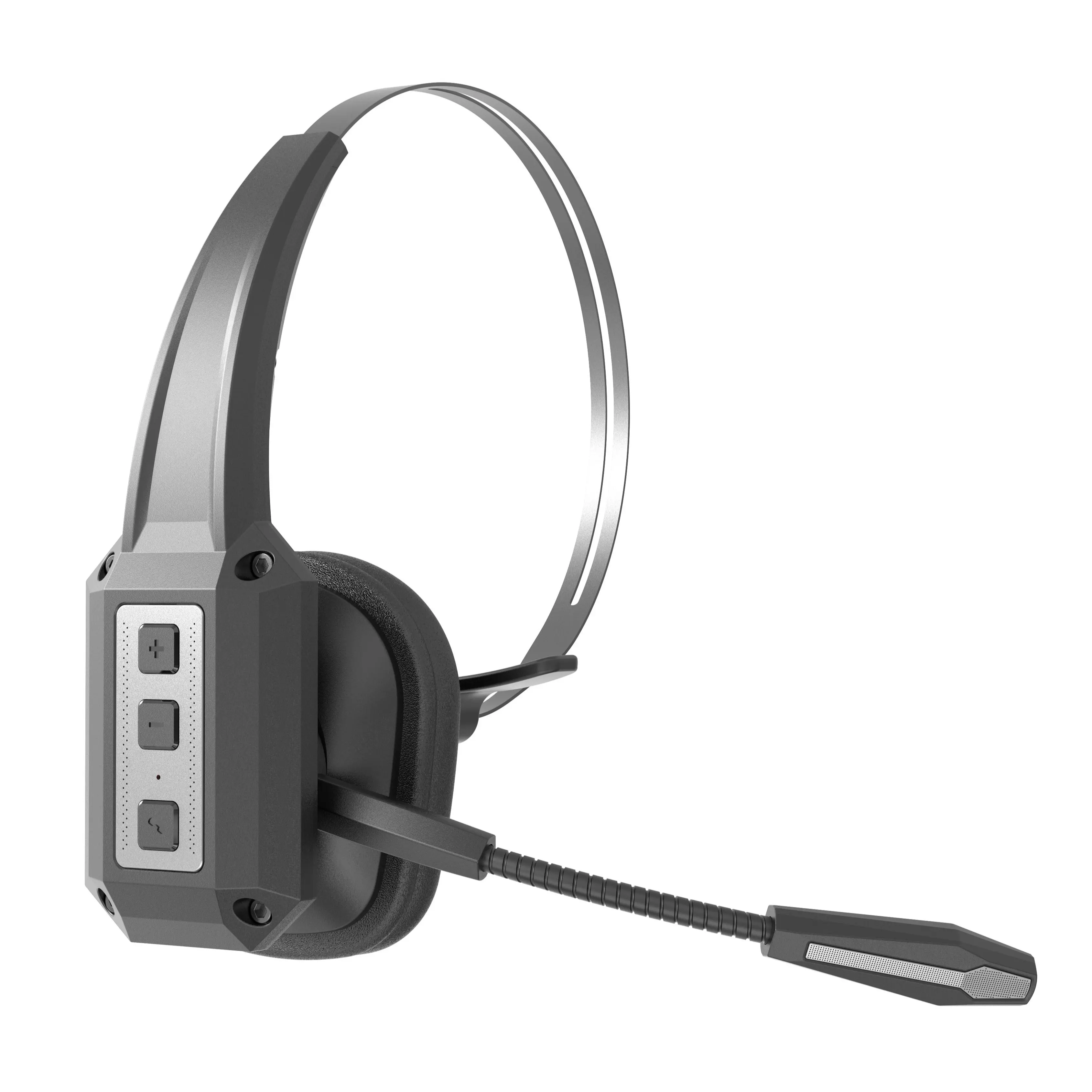 Wireless Headset with Microphone - Black Color, Comfortable Fit, Ideal for Calls