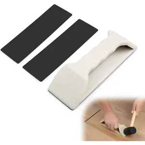 Floor Gap Fixer Tool – Heavy-Duty Plank Grabber with Washable Adhesive Pad, Durable Nylon Design for LVP, Laminate, Vinyl & Hardwood Flooring Repair(Upgraded Version)