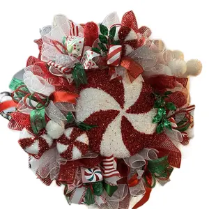 Peppermint Wreath