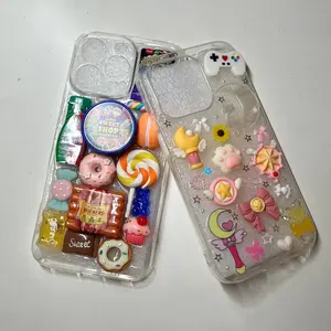 3D Resin Junk Case | 3D Phone Case | Custom Kawaii Deco Case resin