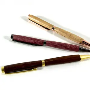 Custom Ballpoint Pen - Slim - Black Ink - Twist-action