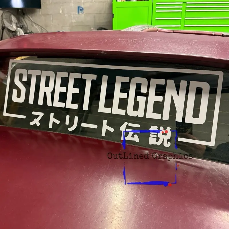 Premium 'DRIFT' Decal for Honda Drift Racecar - JDM Street Legend Sticker in Multiple Colors & Sizes - Perfect for Racecar & Drift Builds - 8x2.7, 10x3.4, 12x4.2, 18x6.2 Inches