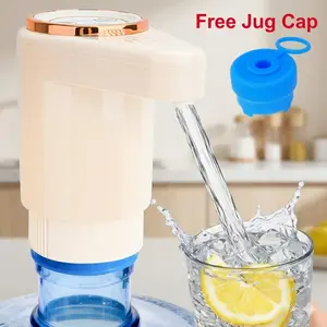 Dual Pump Portable Water Pump – High-Efficiency Motor, 3 Adjustable Modes, USB‑C, 1200 mAh Lithium Battery, for 2–5 gallon buckets at home/office/outdoor use
